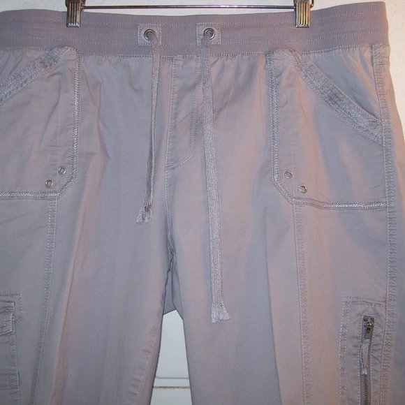 Westport Grey Cotton Blend Cargo Pants Size XL - Picture 10 of 13